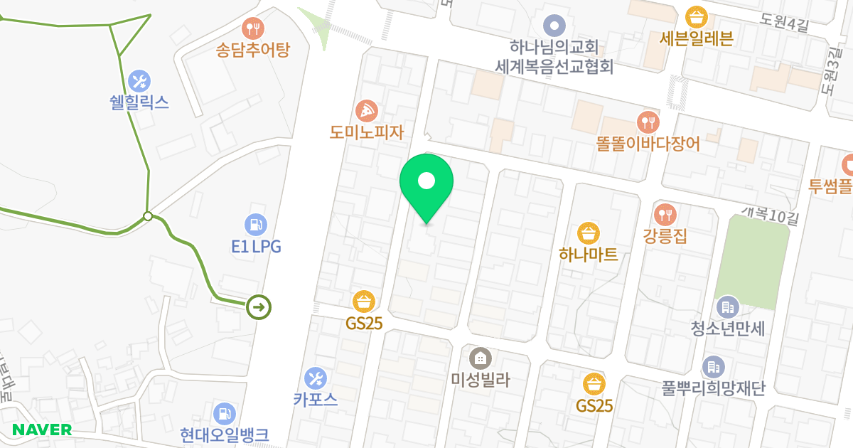 (1064) 위치 지도 - 충청남도 천안시 서북구 개목1길 40