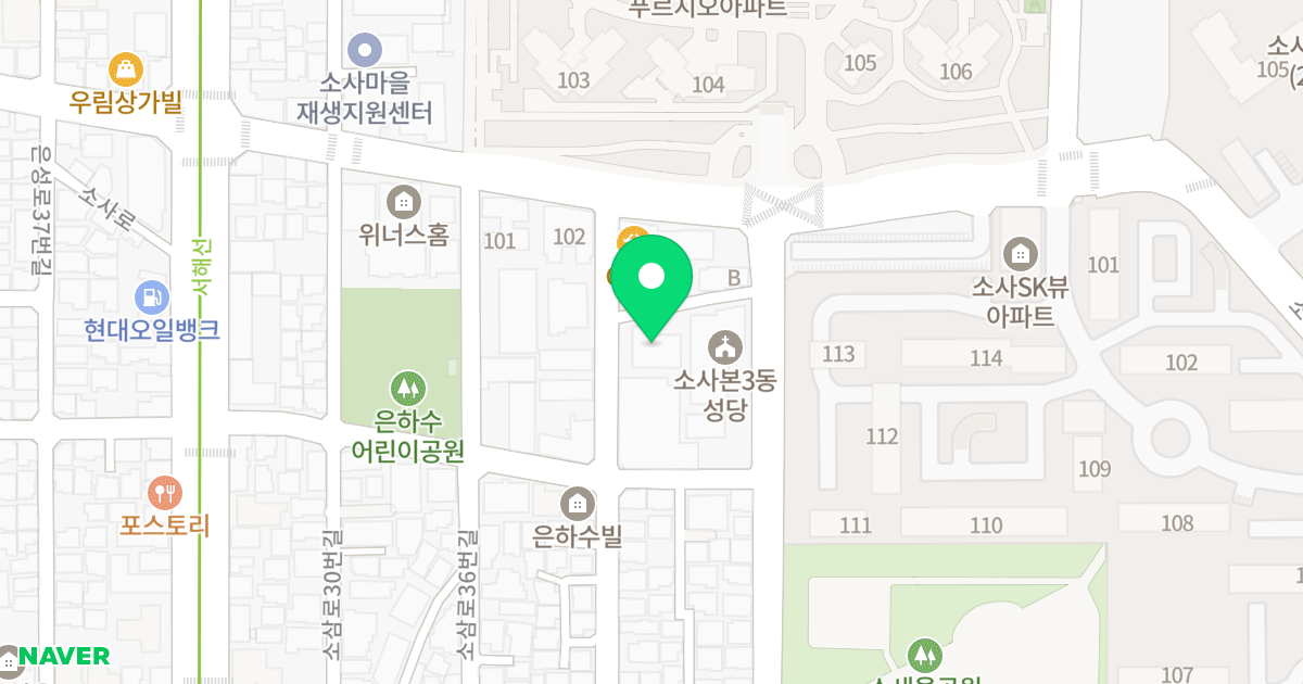 하이원 위치 지도 - 경기도 부천시 소사구  58