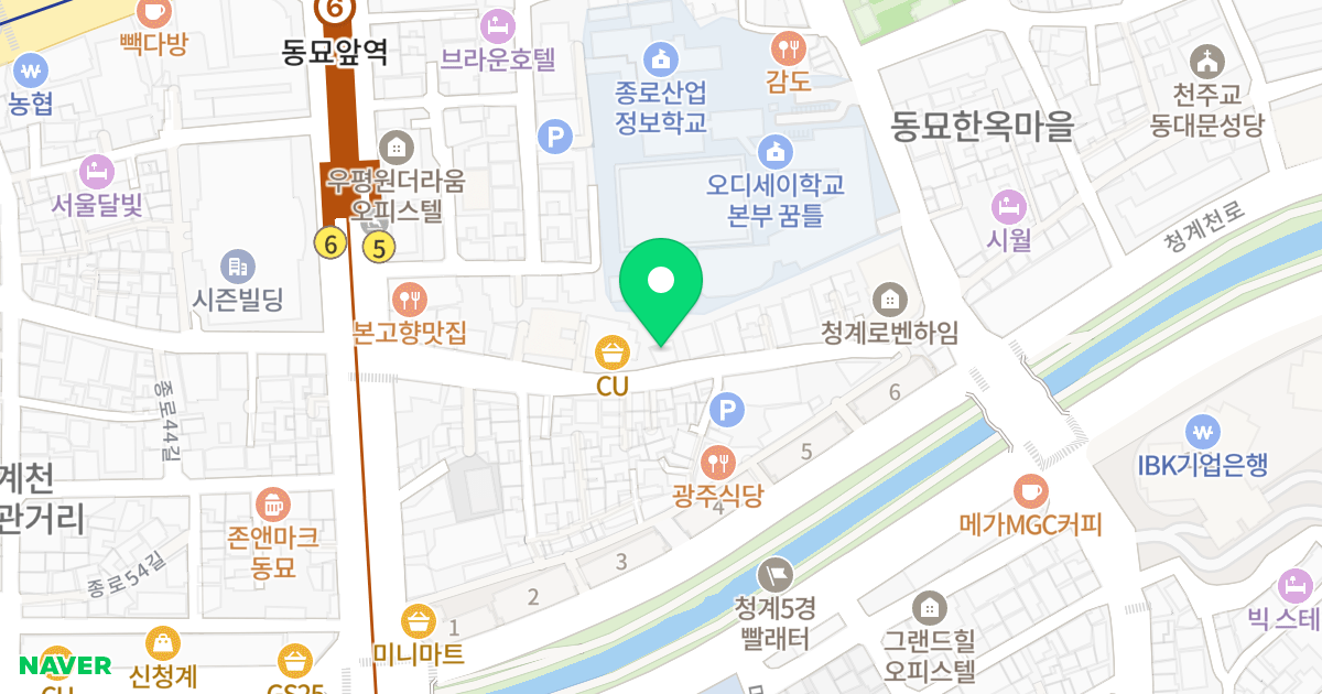 마실더퍼스트 위치 지도 - 서울특별시 종로구 지봉로4길 25