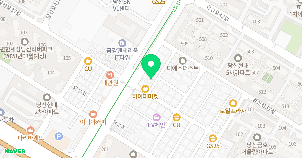 (32-55) 위치 지도 - 서울특별시 영등포구 당산로38길 3-1