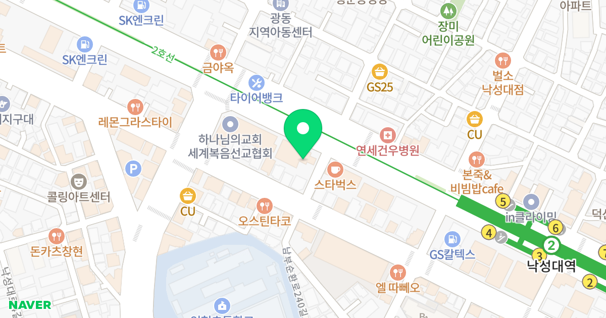 봉천동 1661-4 업무시설 (김경국) 위치 지도 - 서울특별시 관악구 남부순환로 1904
