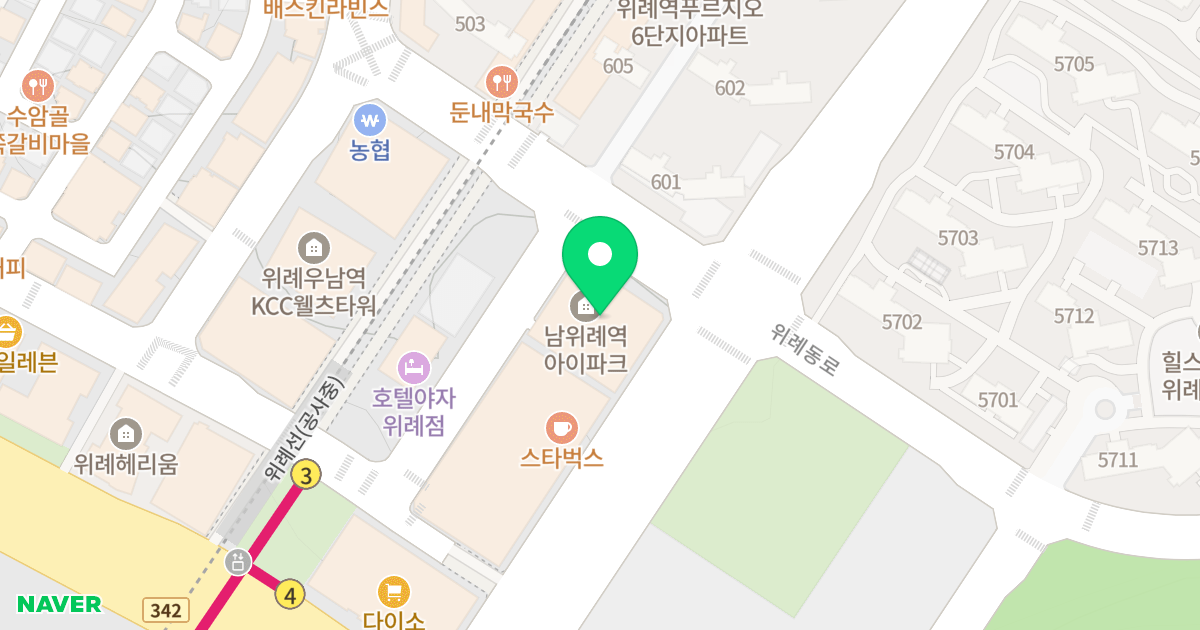 남위례역아이파크 위치 지도 - 경기도 성남시 수정구