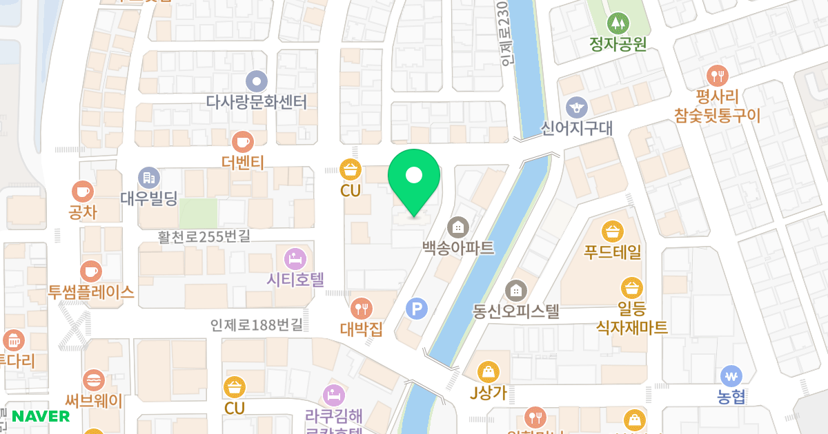 (172-7) 위치 지도 - 경상남도 김해시 활천로255번길 32-21