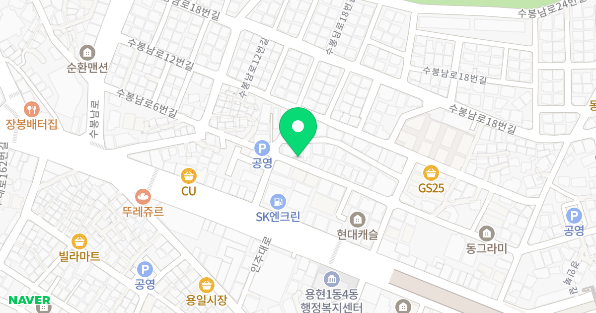 라온스테이스 위치 지도 - 인천광역시 미추홀구  14-2