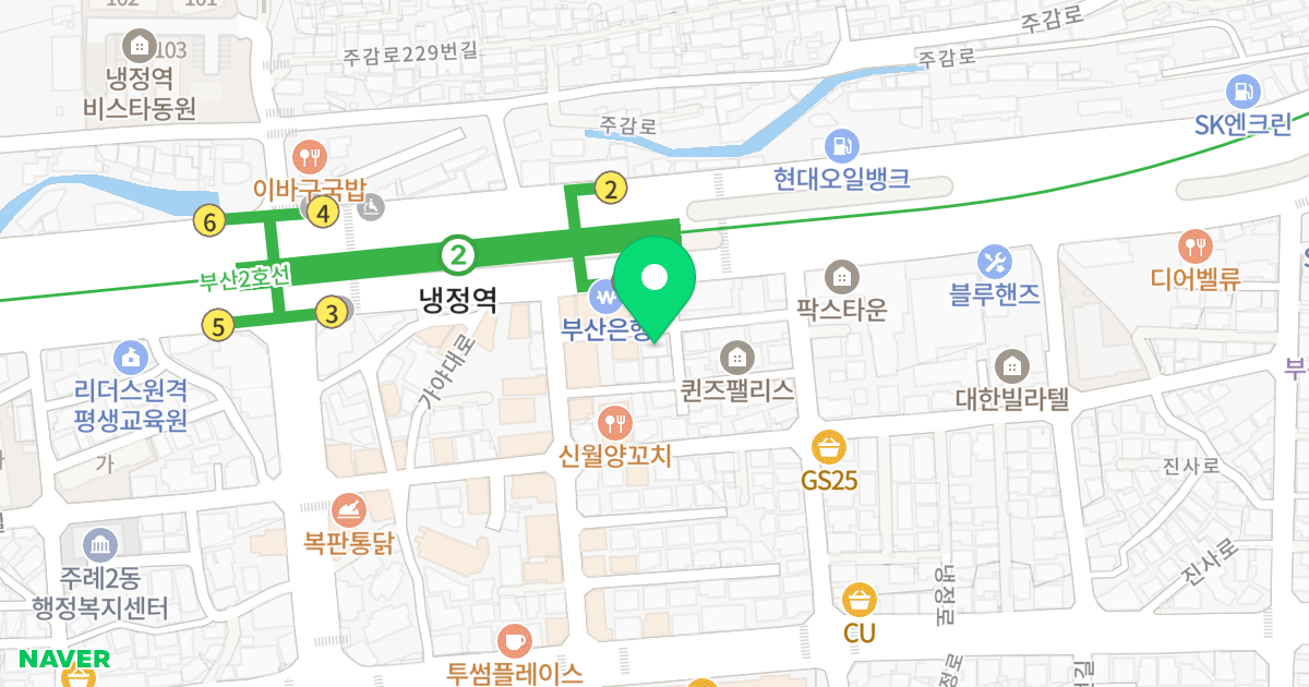 (60-30) 위치 지도 - 부산광역시 사상구 가야대로366번길 3-10