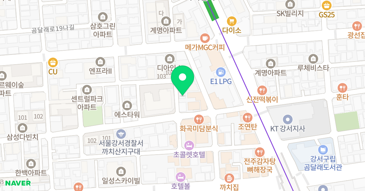 (899-12) 위치 지도 - 서울특별시 강서구 강서로7길 20-6