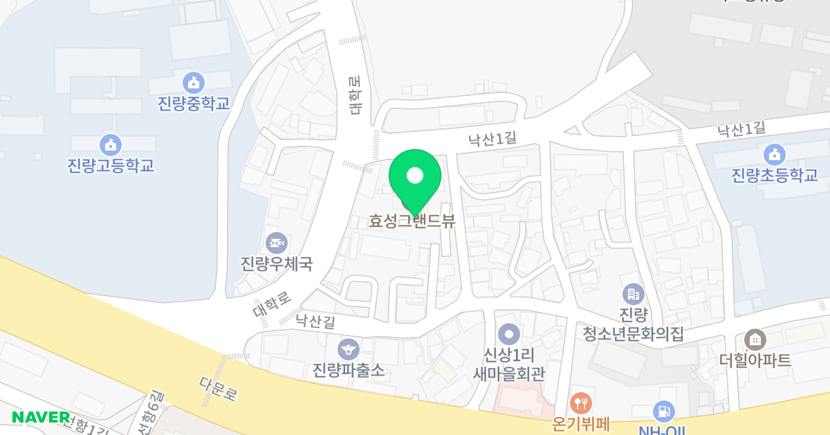 효성그랜드뷰 위치 지도 - 경상북도 경산시 진량읍 대학로 1062-1