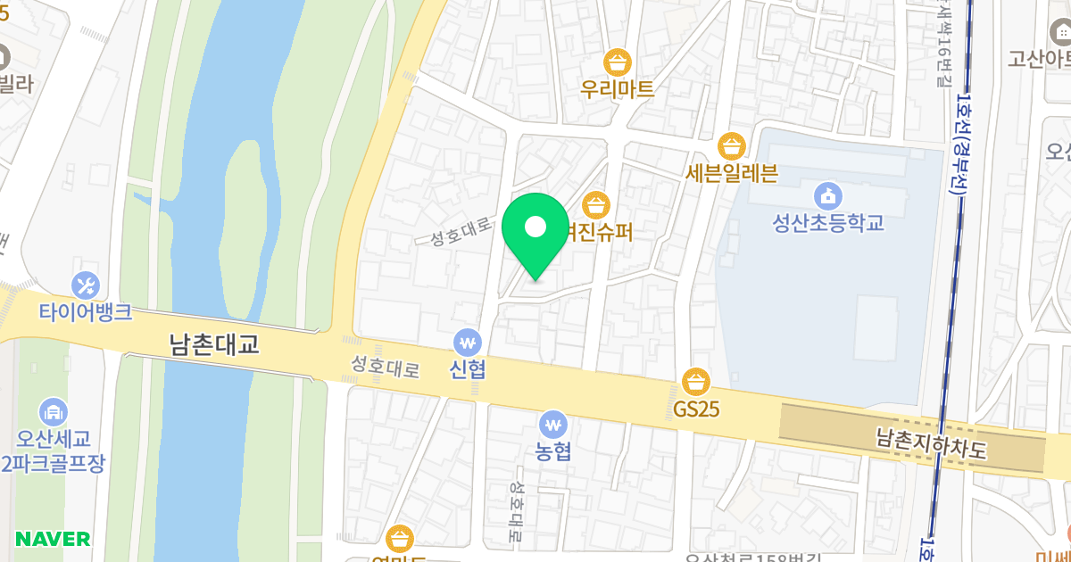 엘림피렌체A 위치 지도 - 경기도 오산시 성호대로33번길 5-4