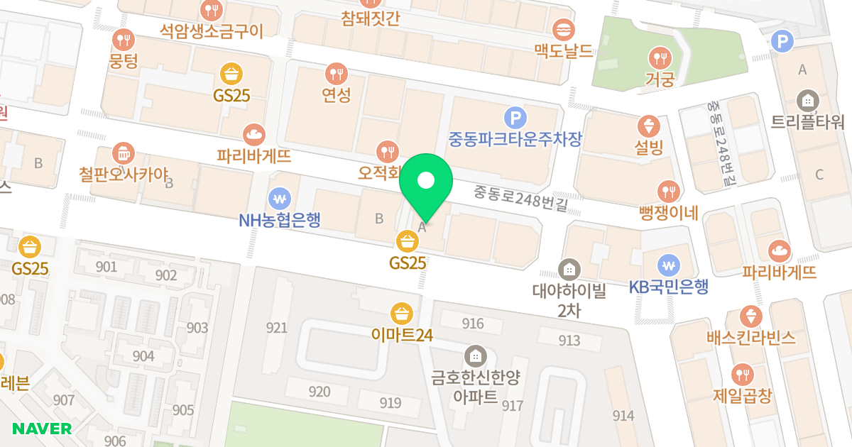 디아뜨갤러리3 A동 위치 지도 - 경기도 부천시 원미구  227