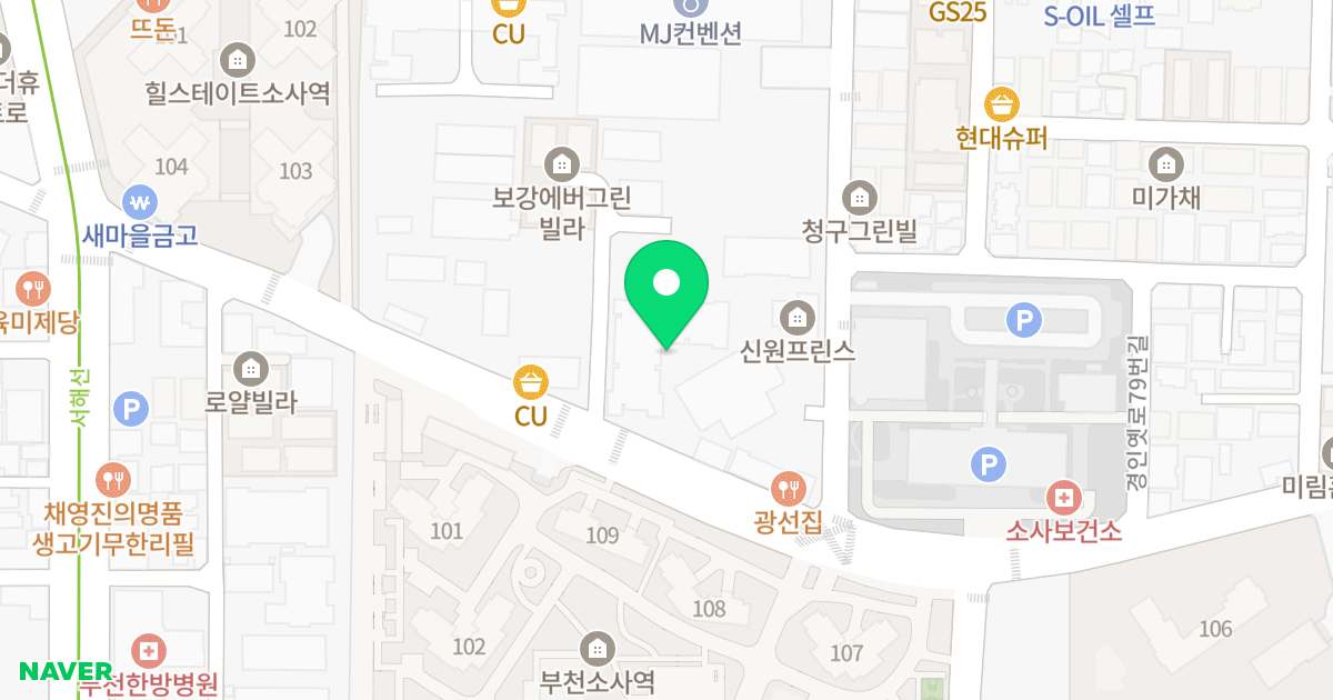 순영엠타워 위치 지도 - 경기도 부천시 소사구  8