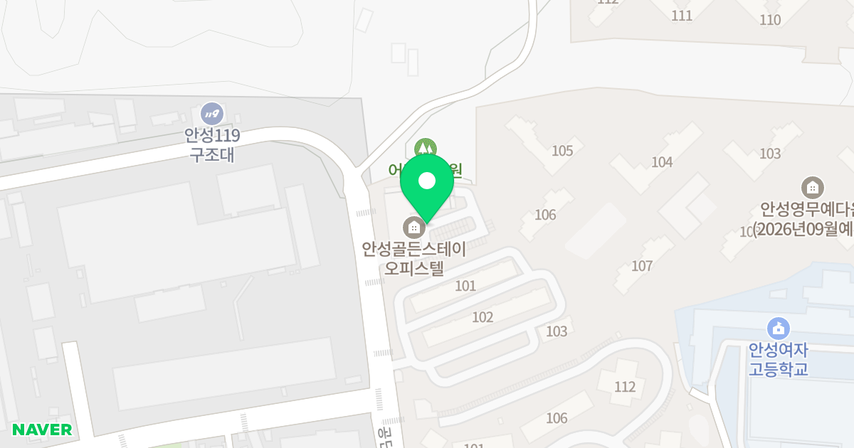 골든스테이 위치 지도 - 경기도 안성시