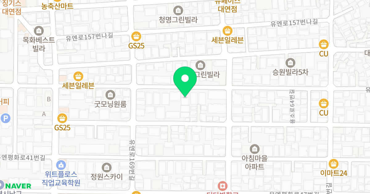 더플레이스873 위치 지도 - 부산광역시 남구