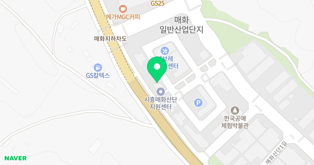 매산프라자 위치 지도 - 경기도 시흥시