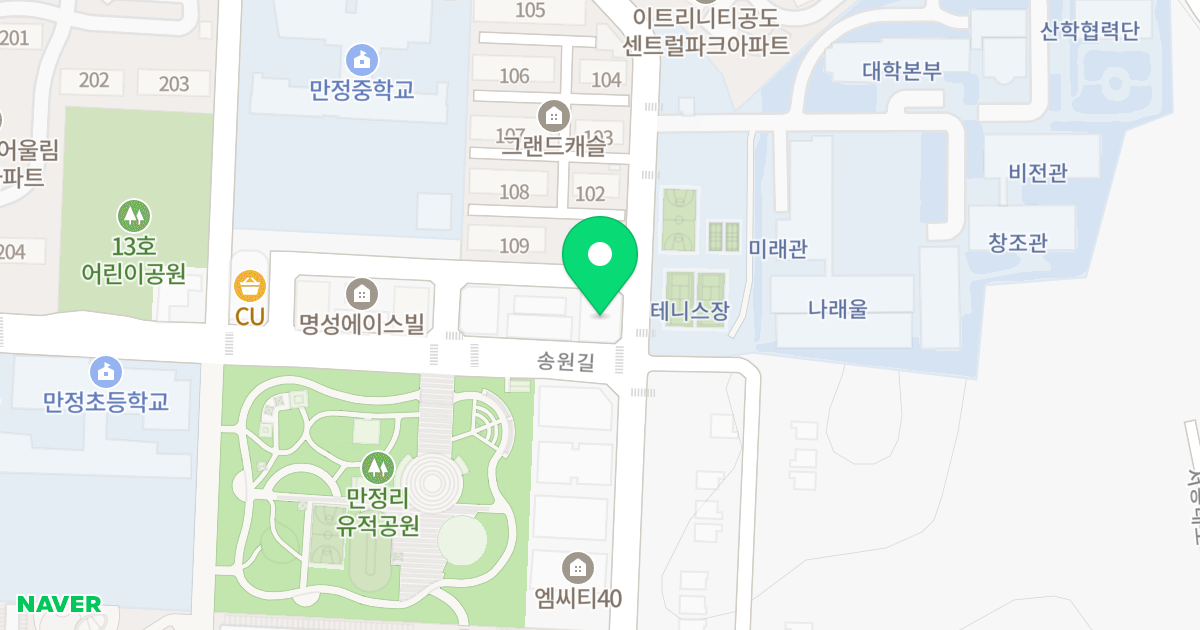 수아비스 위치 지도 - 경기도 안성시 공도읍 송원길 41-5