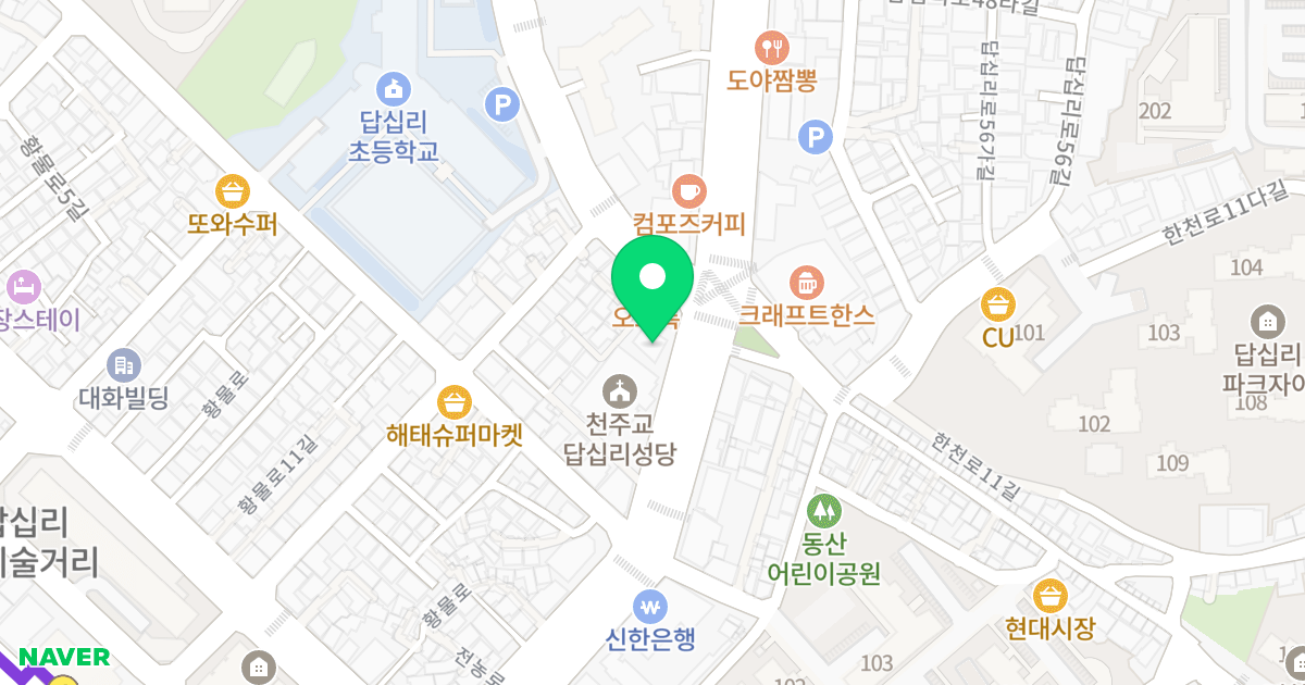 knktower 위치 지도 - 서울특별시 동대문구 전농로 33