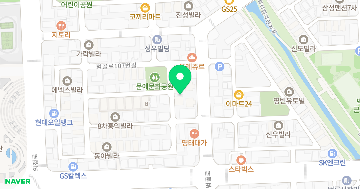 삼익 리베리움 위치 지도 - 경기도 의정부시 범골로107번길 128