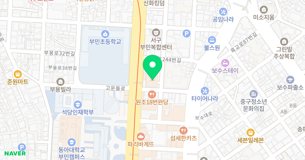 선경아파트 위치 지도 - 부산광역시 서구 구덕로238번길 3