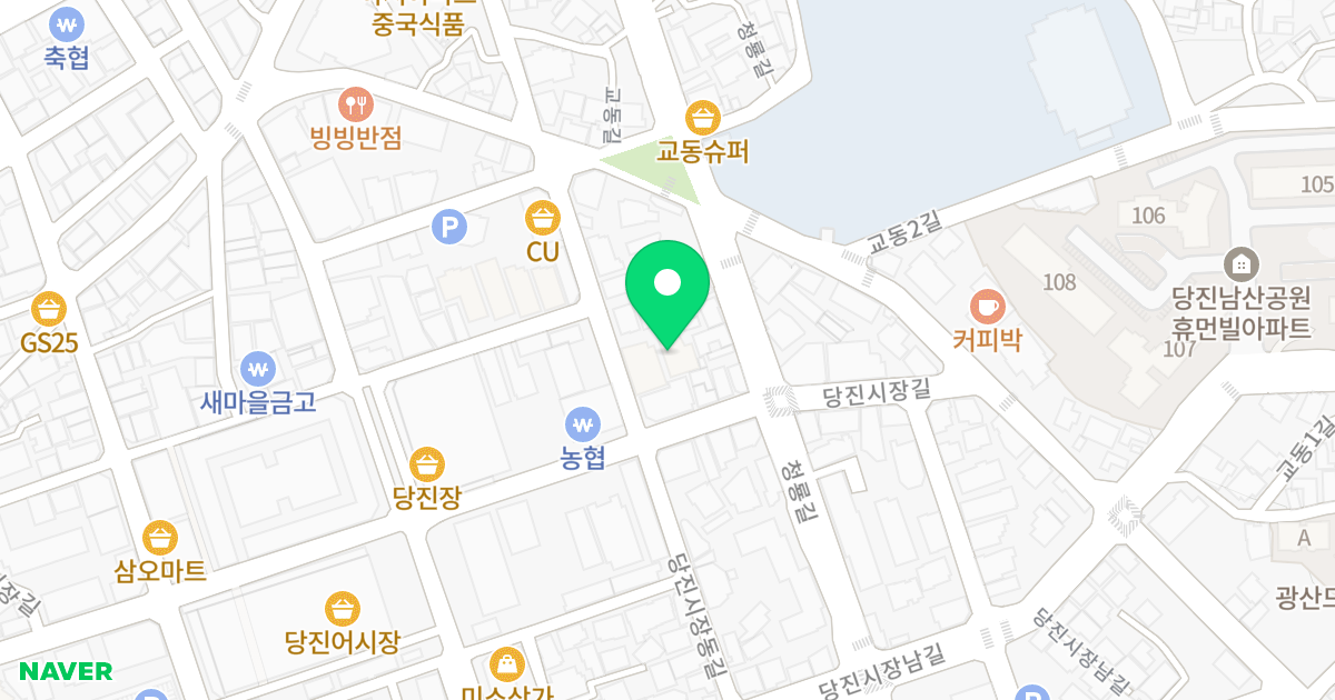 (162-13) 위치 지도 - 충청남도 당진시