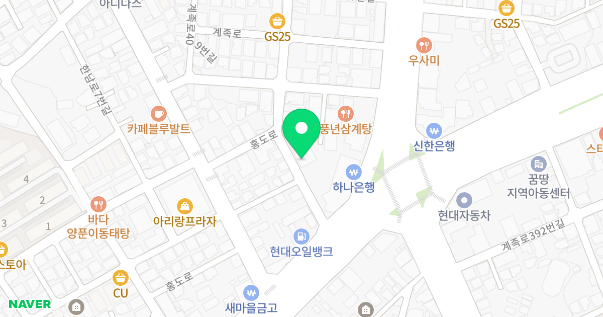 MOON 위치 지도 - 대전광역시 동구 동서대로 1629-14