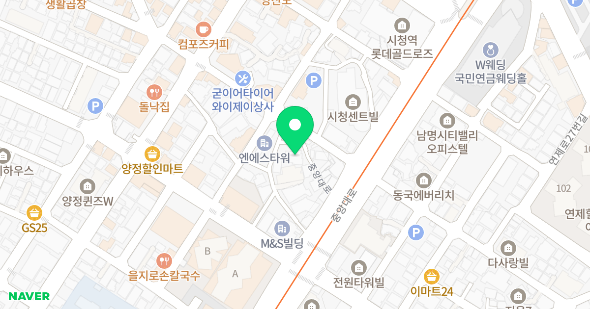 해강아크로빌 위치 지도 - 부산광역시 부산진구 중앙대로979번길 17-5