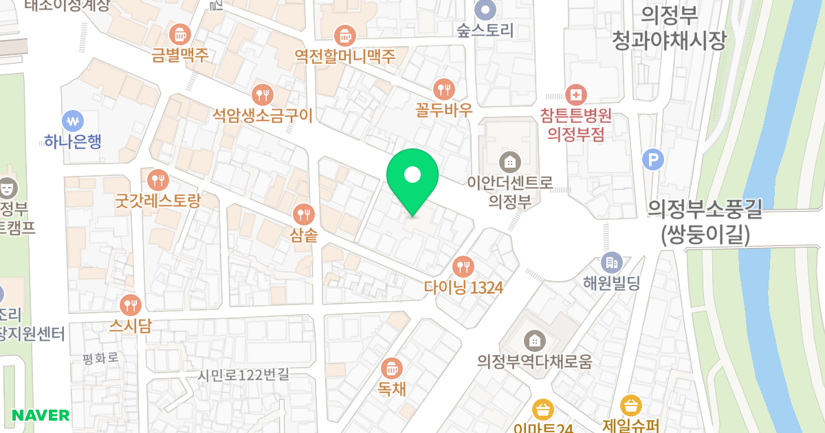 나이키빌 위치 지도 - 경기도 의정부시 시민로 142