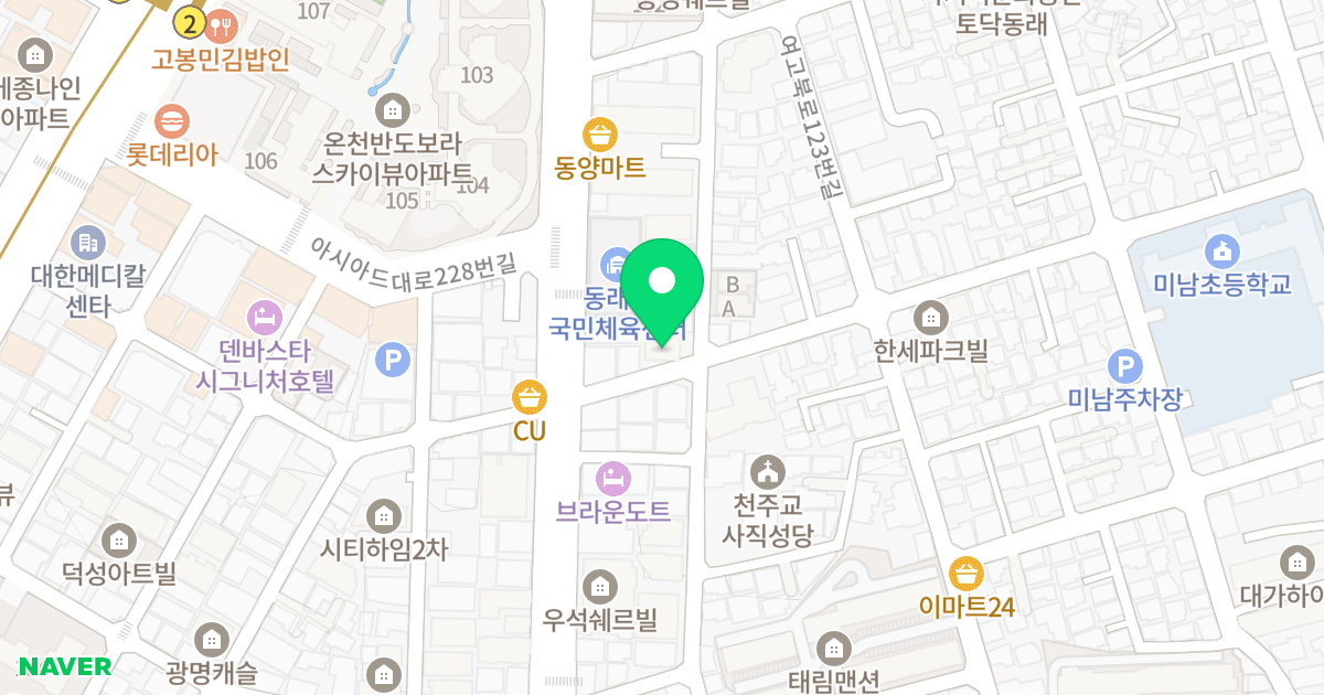 태경에버리치2차 위치 지도 - 부산광역시 동래구 미남로102번길 7