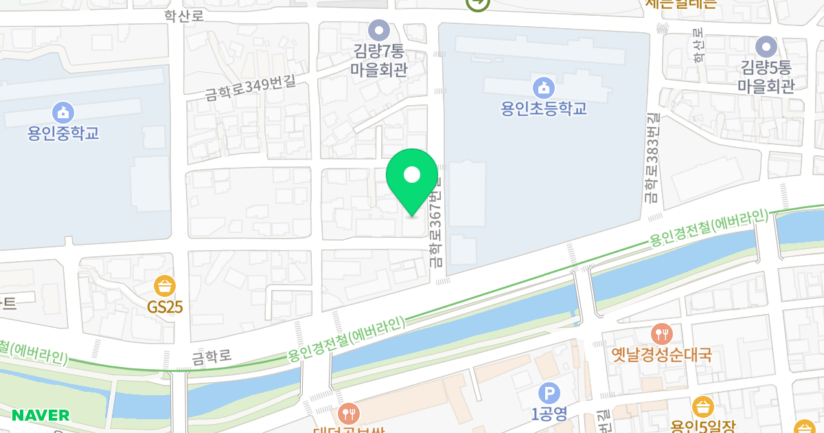묵산M시티 위치 지도 - 경기도 용인시 처인구 금학로357번길 6-13