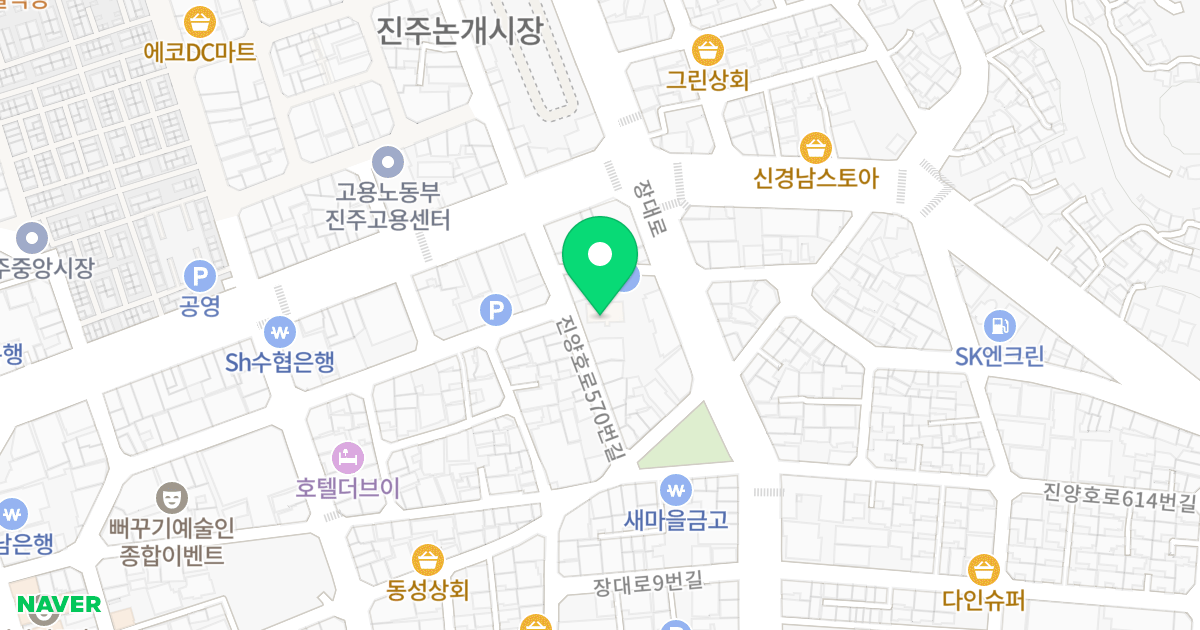 금광팰리스 위치 지도 - 경상남도 진주시 진양호로570번길 5