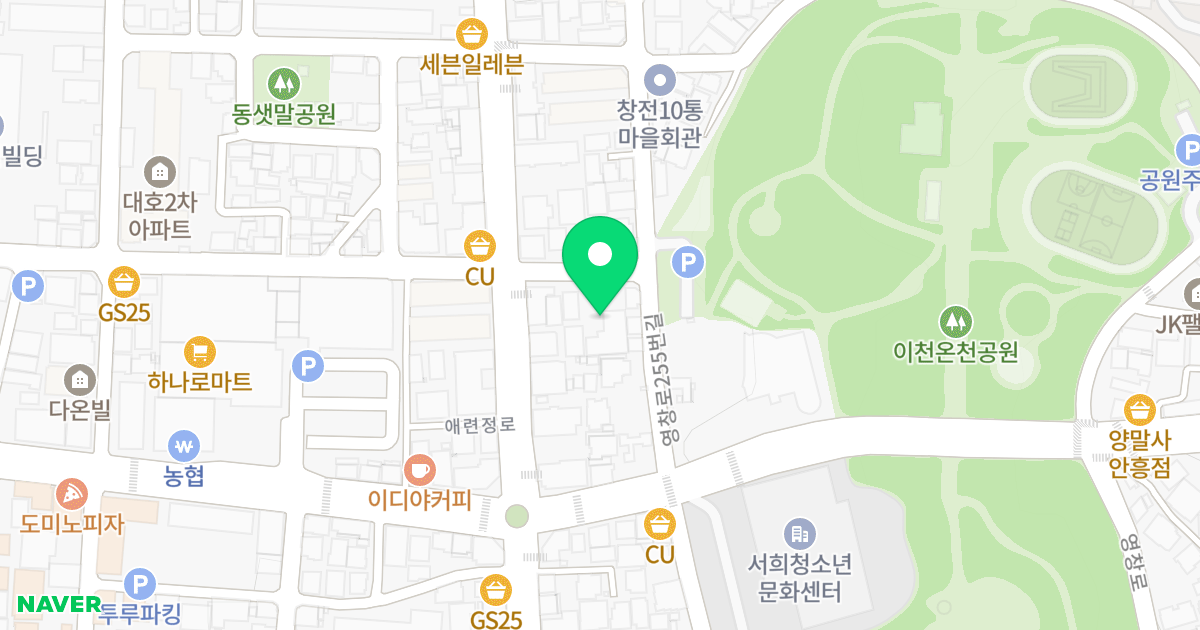 이천향교오피스텔 위치 지도 - 경기도 이천시 애련정로 124-8