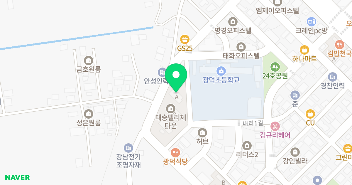 (709-2) 위치 지도 - 경기도 안성시 대덕면 내리1길 28