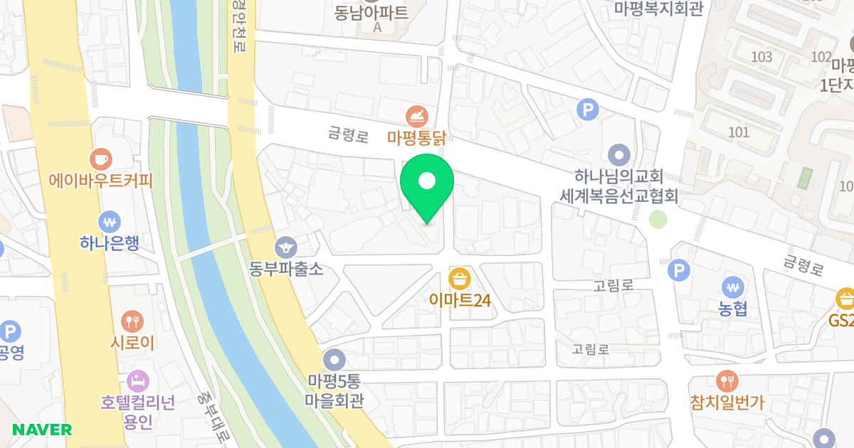 A동 위치 지도 - 경기도 용인시 처인구 금령로140번길 6
