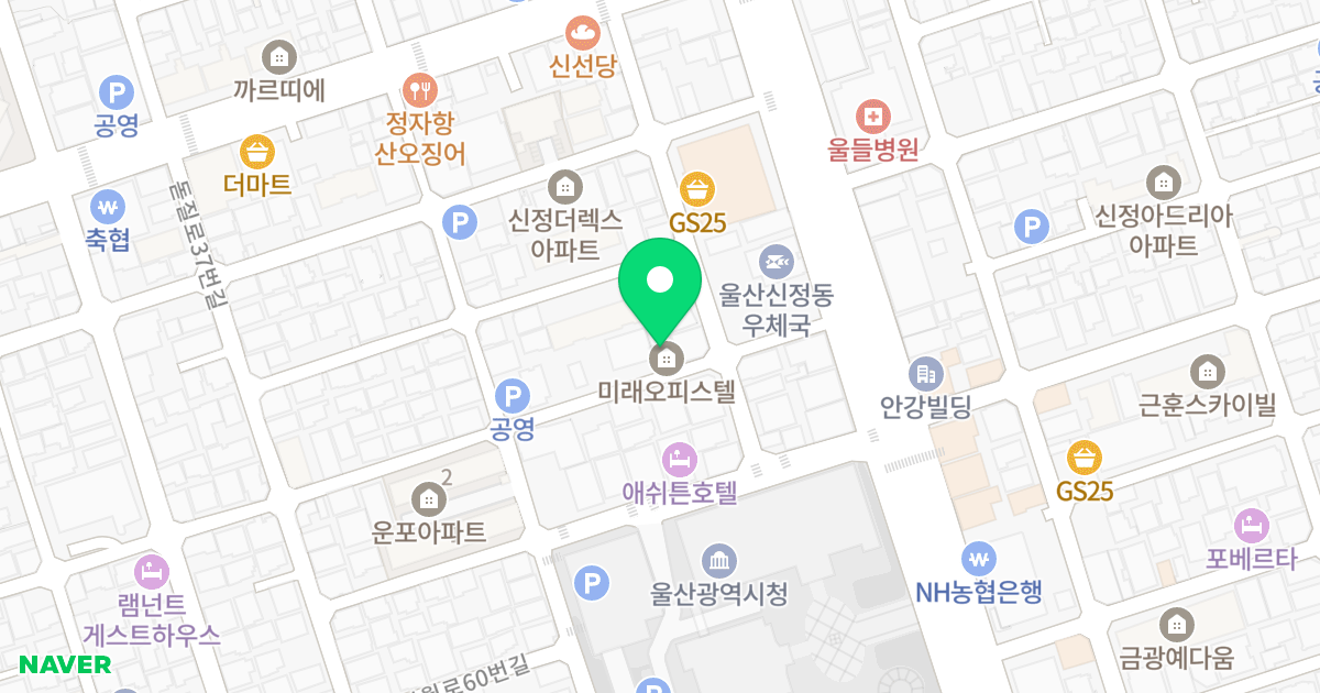 (628-7) 위치 지도 - 울산광역시 남구 봉월로70번길 51-1