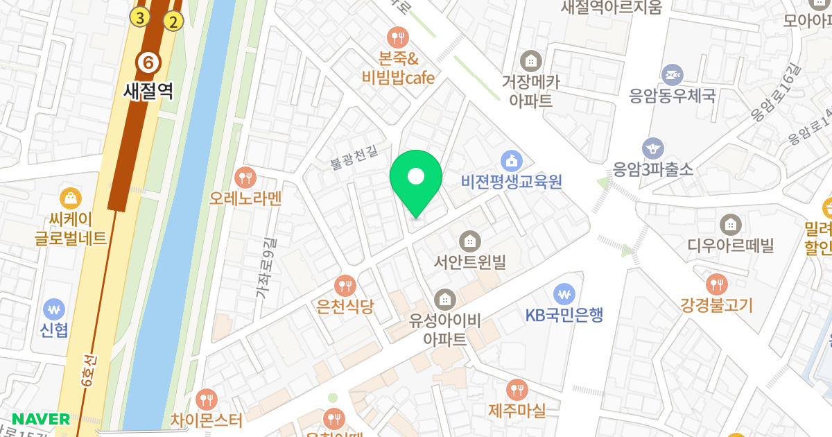 한울스페이스2 위치 지도 - 서울특별시 은평구 가좌로9길 10-1
