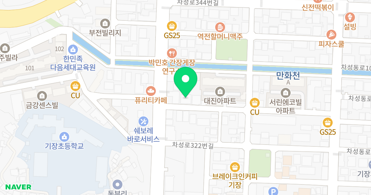 흥일에이스빌2차 위치 지도 - 부산광역시 기장군 기장읍 차성로326번길 1