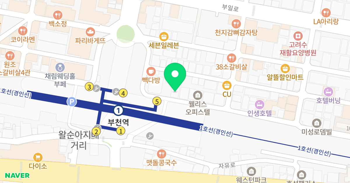 오피스텔 위치 지도 - 경기도 부천시 원미구  19
