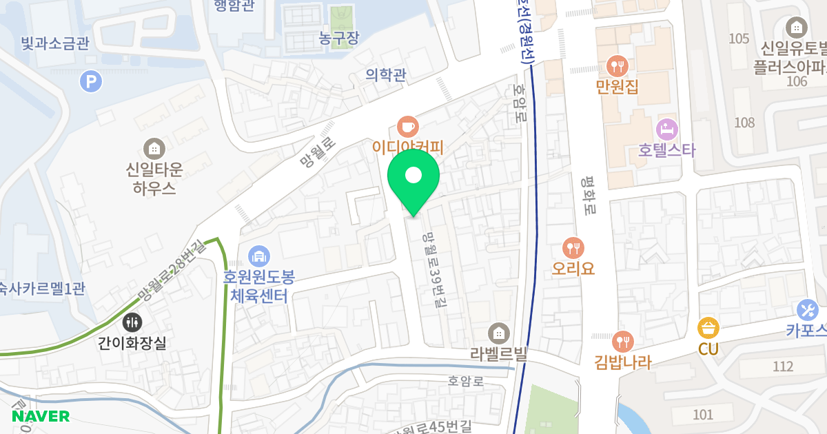 (119-12) 위치 지도 - 경기도 의정부시 망월로13번길 13
