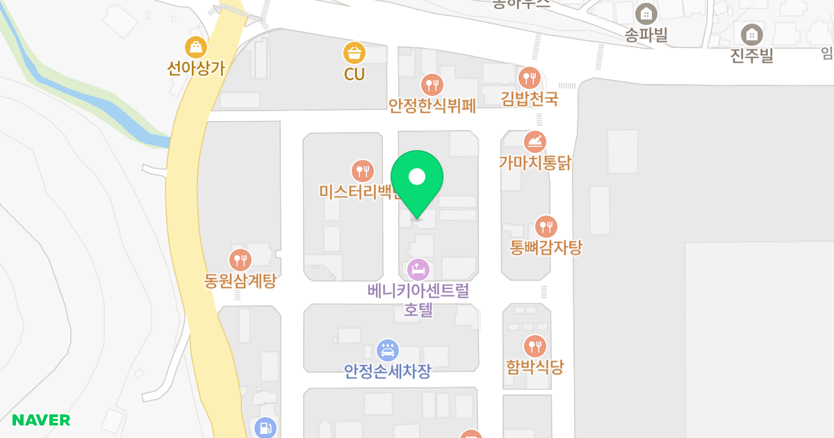 가동 위치 지도 - 경상남도 통영시 광도면 춘원2로 63-87
