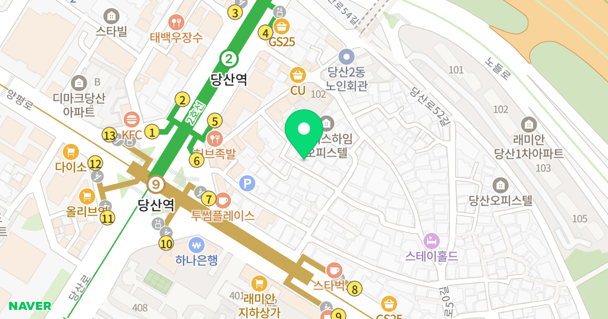 JF명오빌 위치 지도 - 서울특별시 영등포구