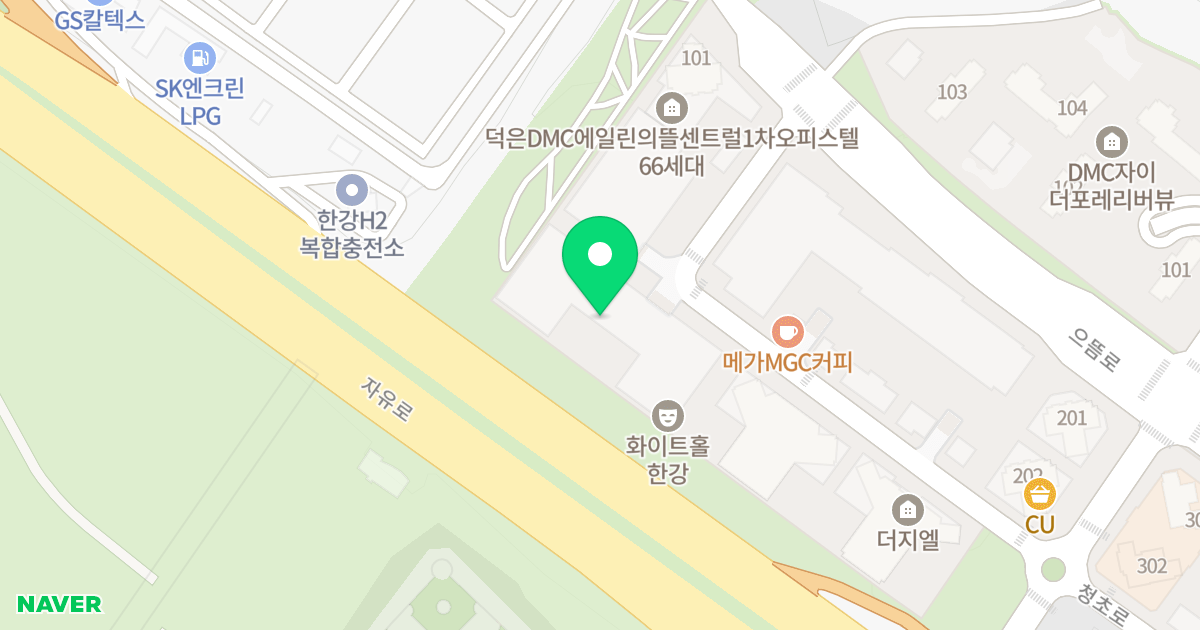 지엘메트로시티한강 위치 지도 - 경기도 고양시 덕양구 청초로 10