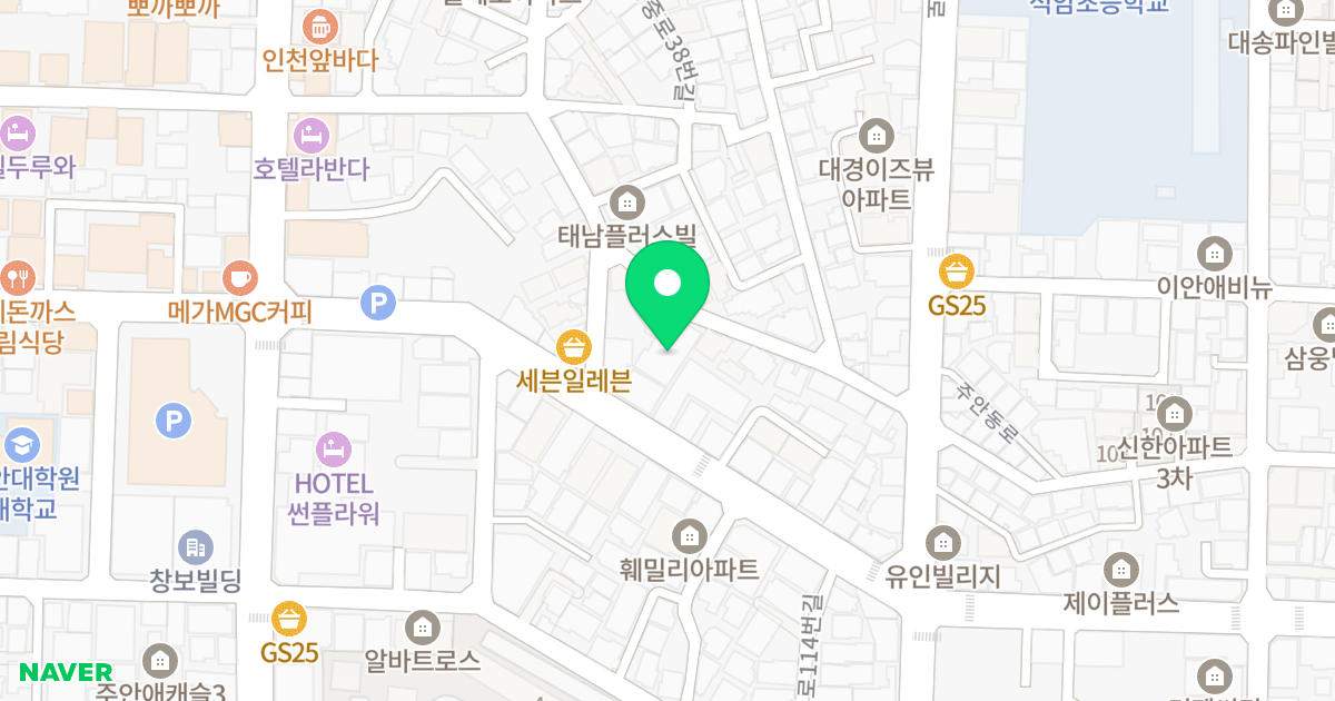 연주오피스텔 위치 지도 - 인천광역시 미추홀구  7-25