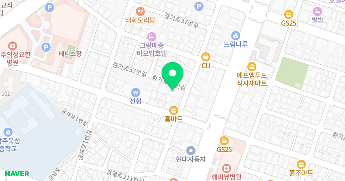 (107-2) 위치 지도 - 광주광역시 북구 중가로51번길 9-3