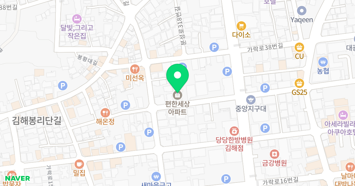 (601-22) 위치 지도 - 경상남도 김해시 가락로29번길 10