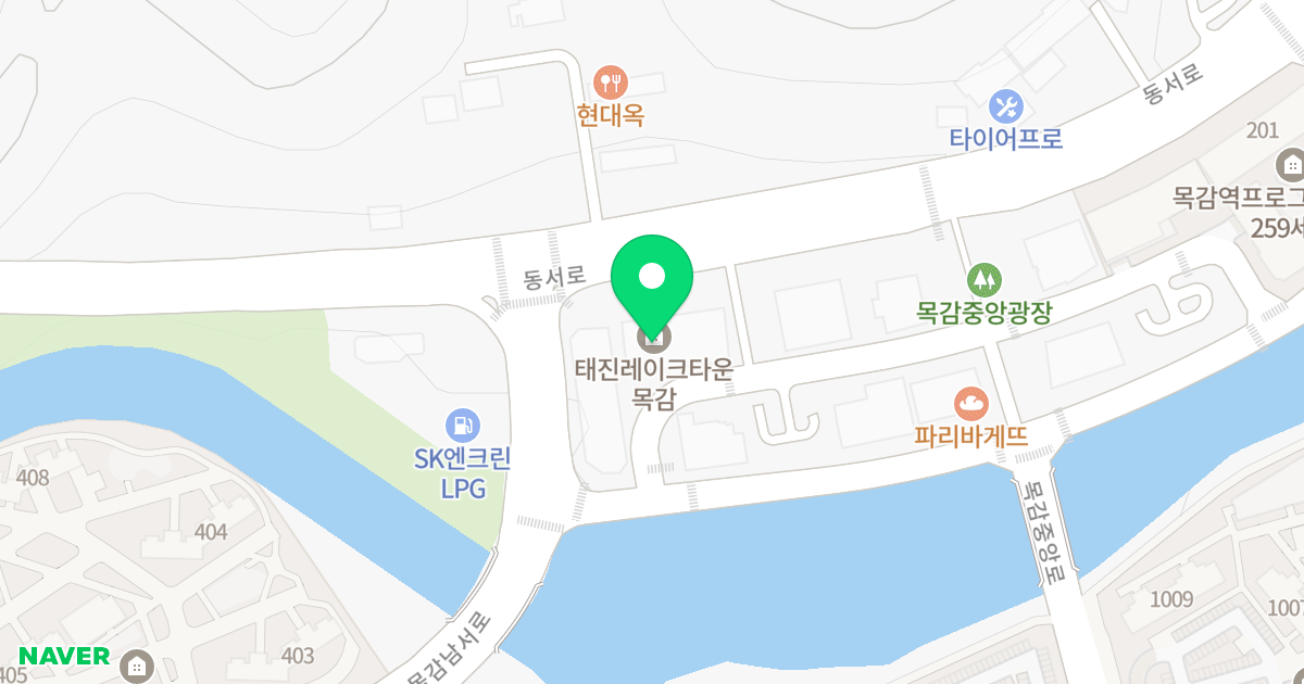 시흥목감레이크타운 위치 지도 - 경기도 시흥시 목감남서로 9-5
