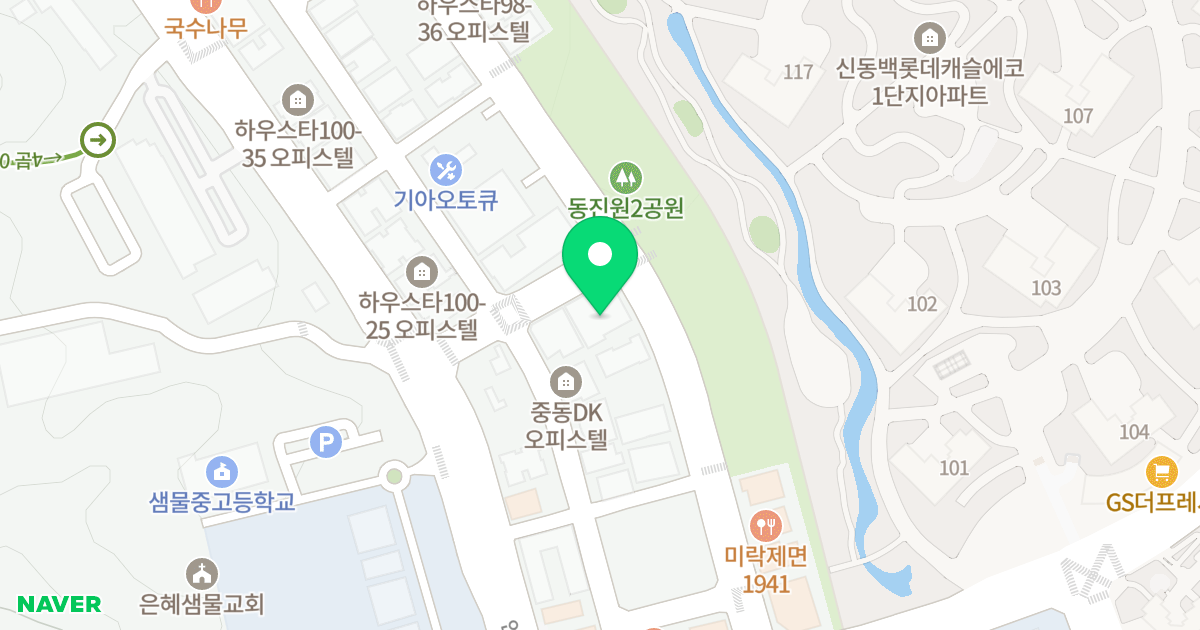 컨티넨탈 JD하우스 위치 지도 - 경기도 용인시 기흥구 동백죽전대로527번길 98-19