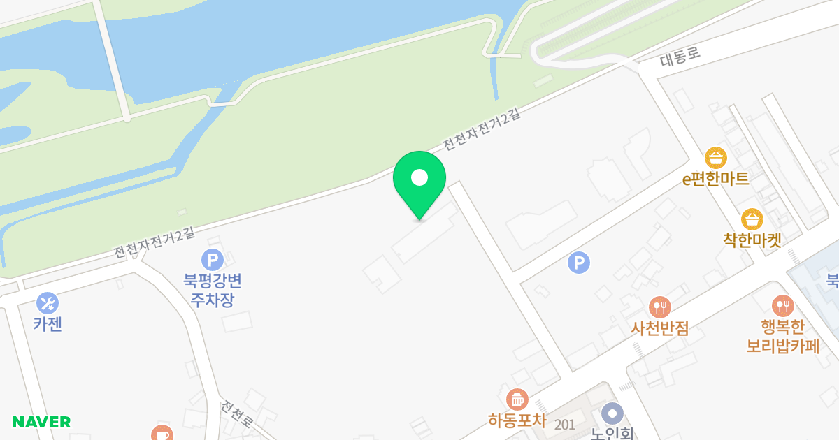 (70-7) 위치 지도 - 강원특별자치도 동해시 전천로 273-15