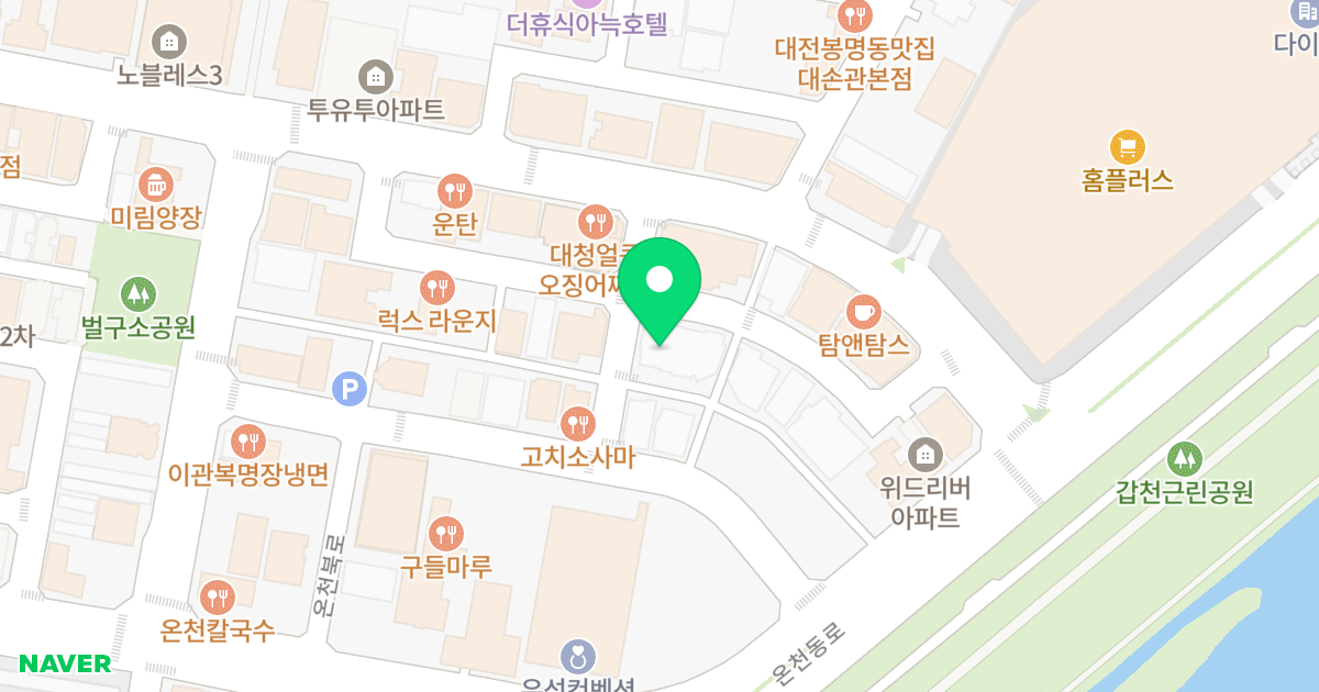 봉명동 미소랑 오피스텔 위치 지도 - 대전광역시 유성구 문화원로146번길 13