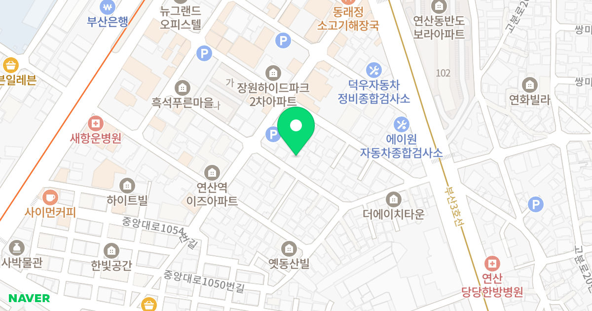 다사랑빌 위치 지도 - 부산광역시 연제구