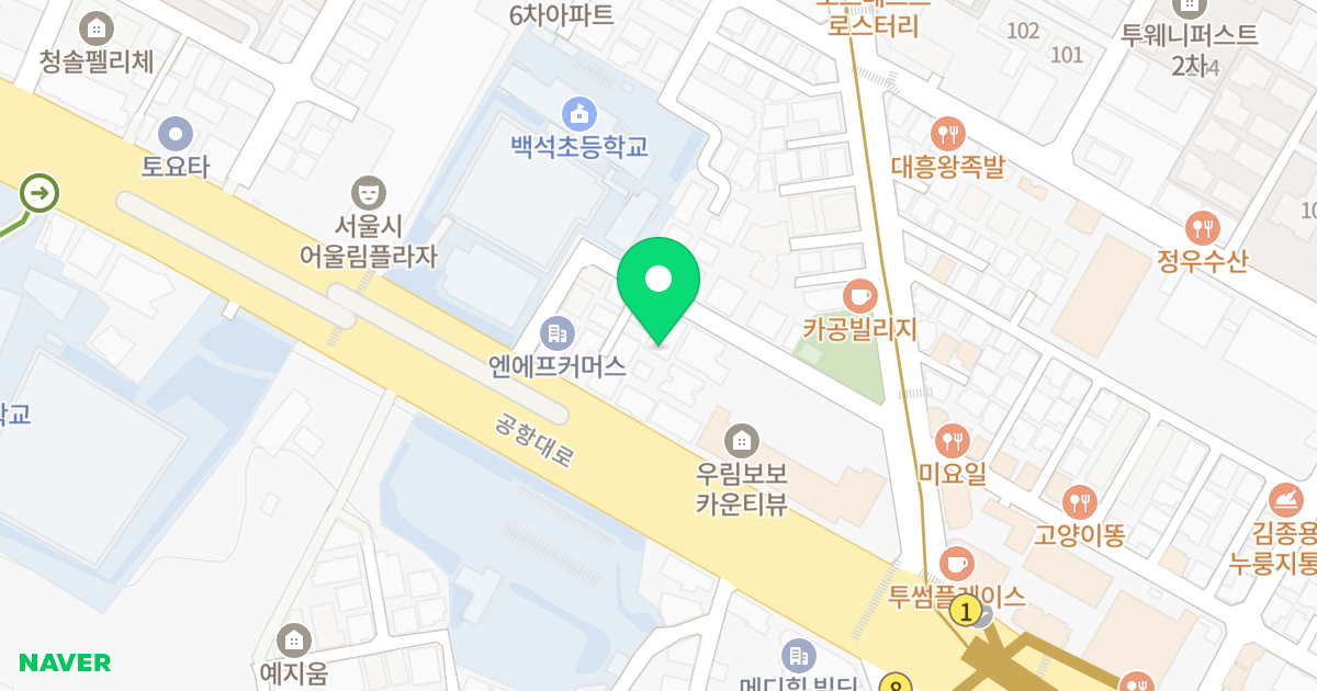 소미골드타운 위치 지도 - 서울특별시 강서구 공항대로57길 22
