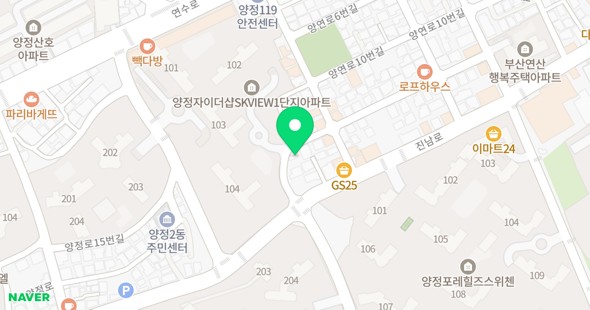 (11-10) 위치 지도 - 부산광역시 부산진구 진남로571번길 24