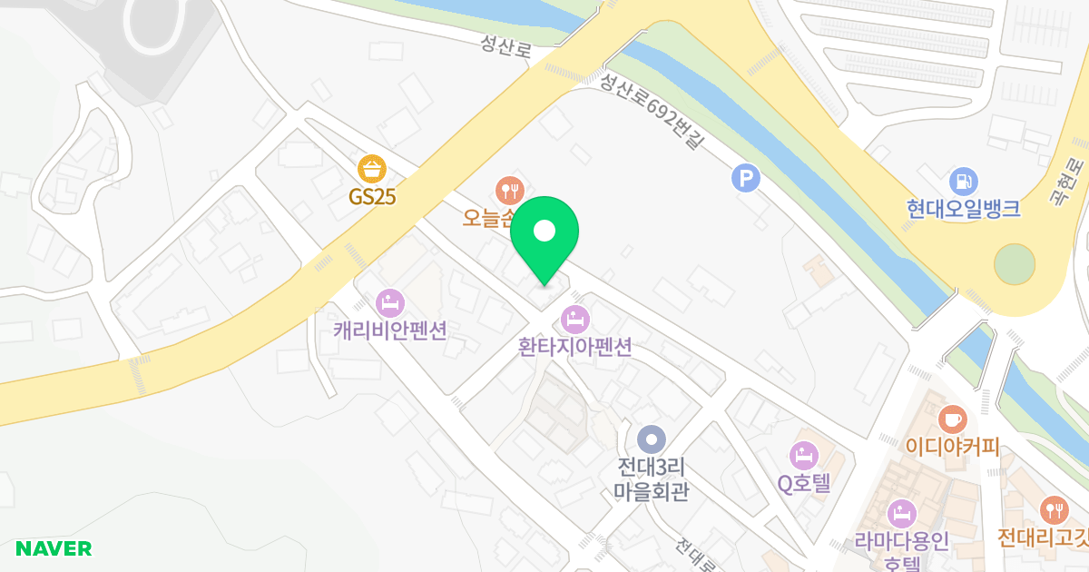드림캐슬 위치 지도 - 경기도 용인시 처인구 포곡읍 전대로120번길 7-2